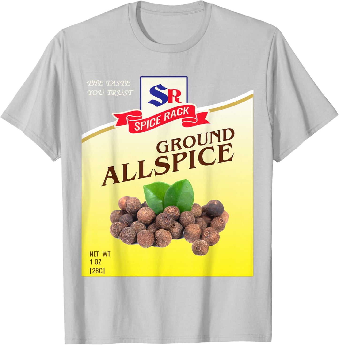 Ground Allspice Halloween Costume Unique Fun Foodie T-Shirt - T-Shirt | Ash
