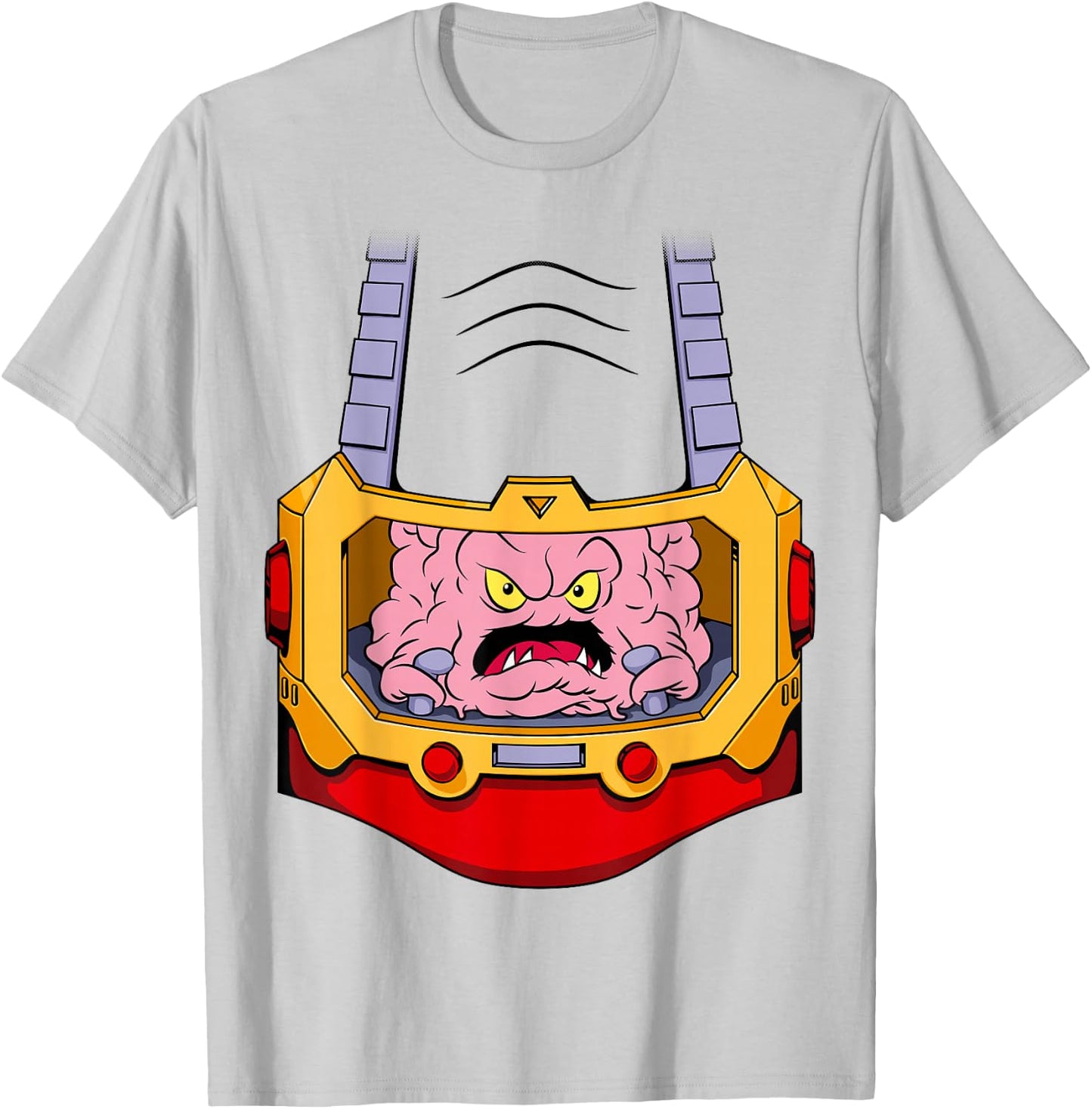 TMNT Krang Costume Belly Evil Supervillain Ninja Turtle T-Shirt - T-Shirt | Ash