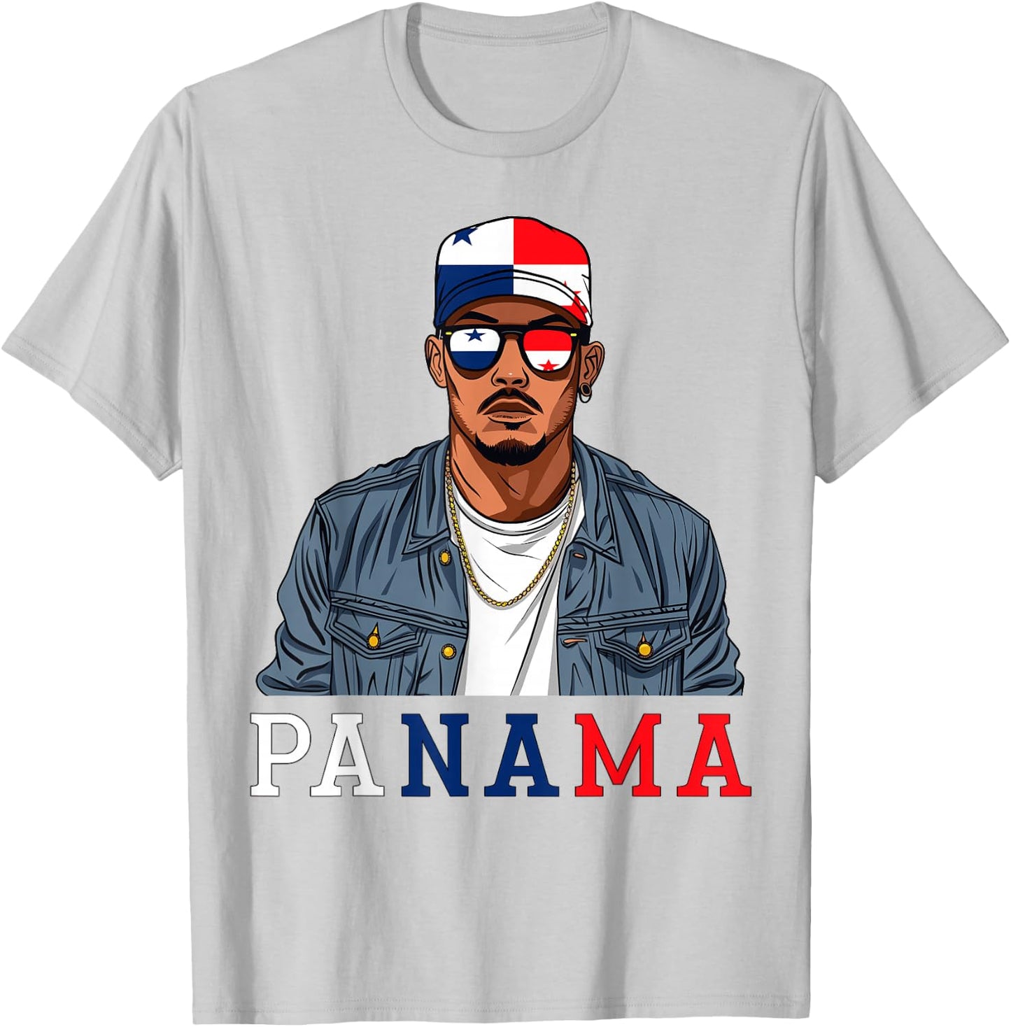 Panamanian Flag Outfit Souvenirs Country Panama T-Shirt - T-Shirt | Ash