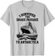 Retro Antarctica Cruise I Survived Drake Passage Antarctica T-Shirt - T-Shirt | Ash
