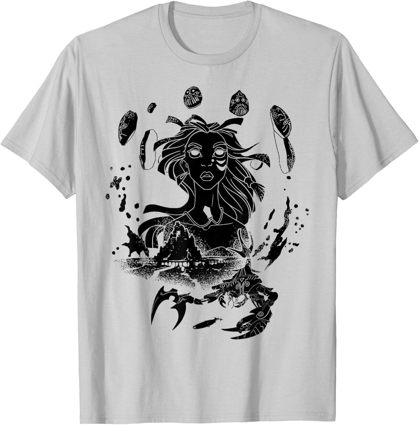 Disney Atlantis: The Lost Empire Kida Heart of Atlantis Small T-Shirt - T-Shirt | Ash