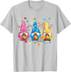 Gnome Autism Awareness Easter Day Gnomes Autism T-Shirt - T-Shirt | Ash