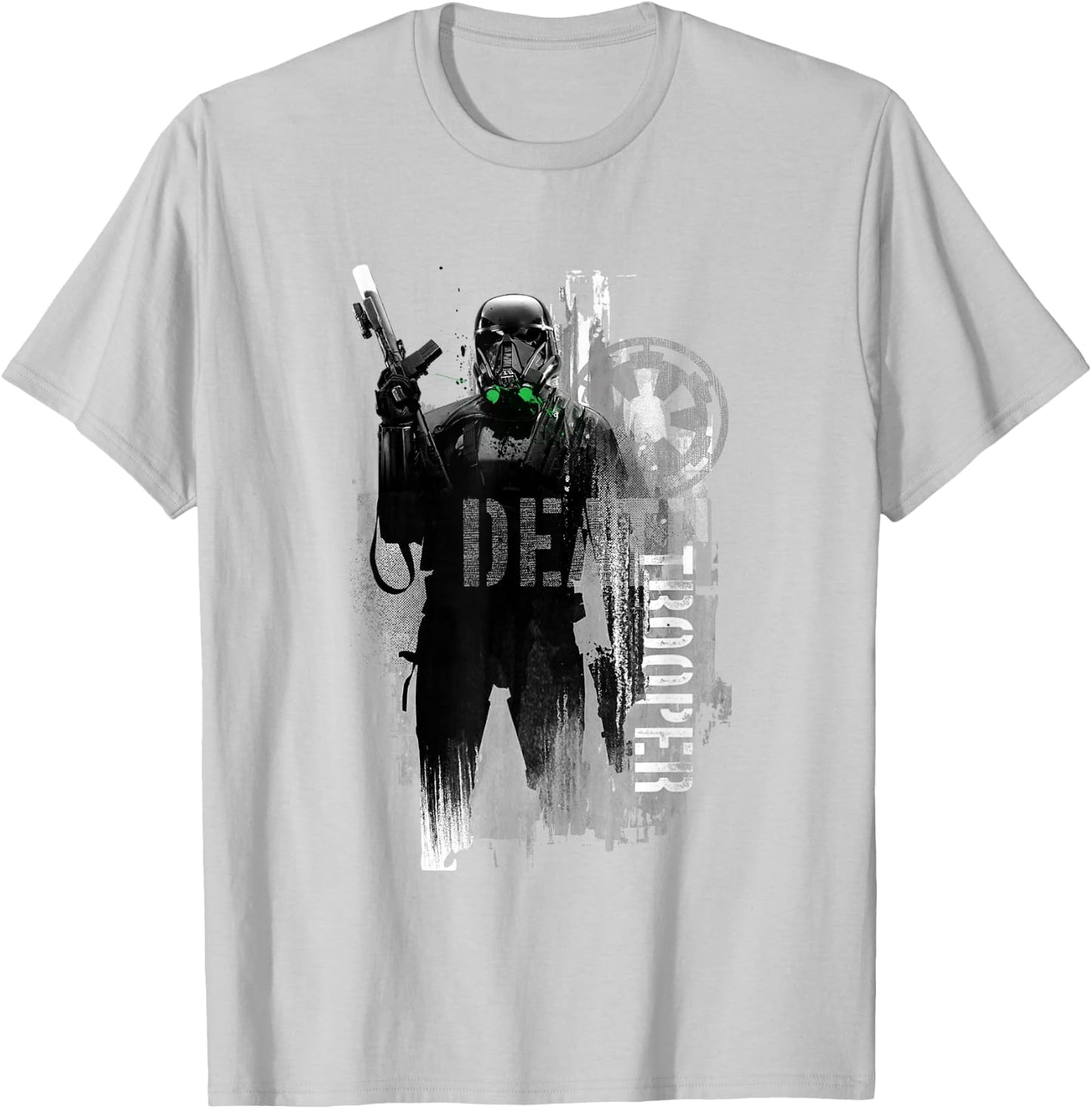 Star Wars Rogue One Iconic Death Trooper Pose Chest Poster T-Shirt - T-Shirt | Ash