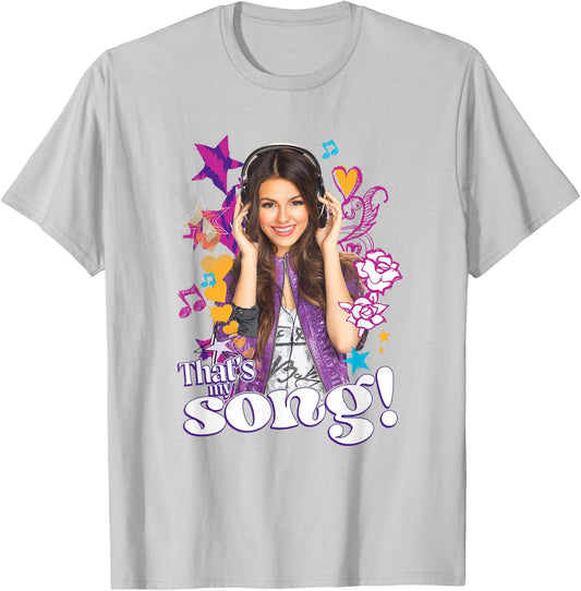 Victorious That's My Song Tori Vega Musical Portrait T-Shirt - T-Shirt | Ash