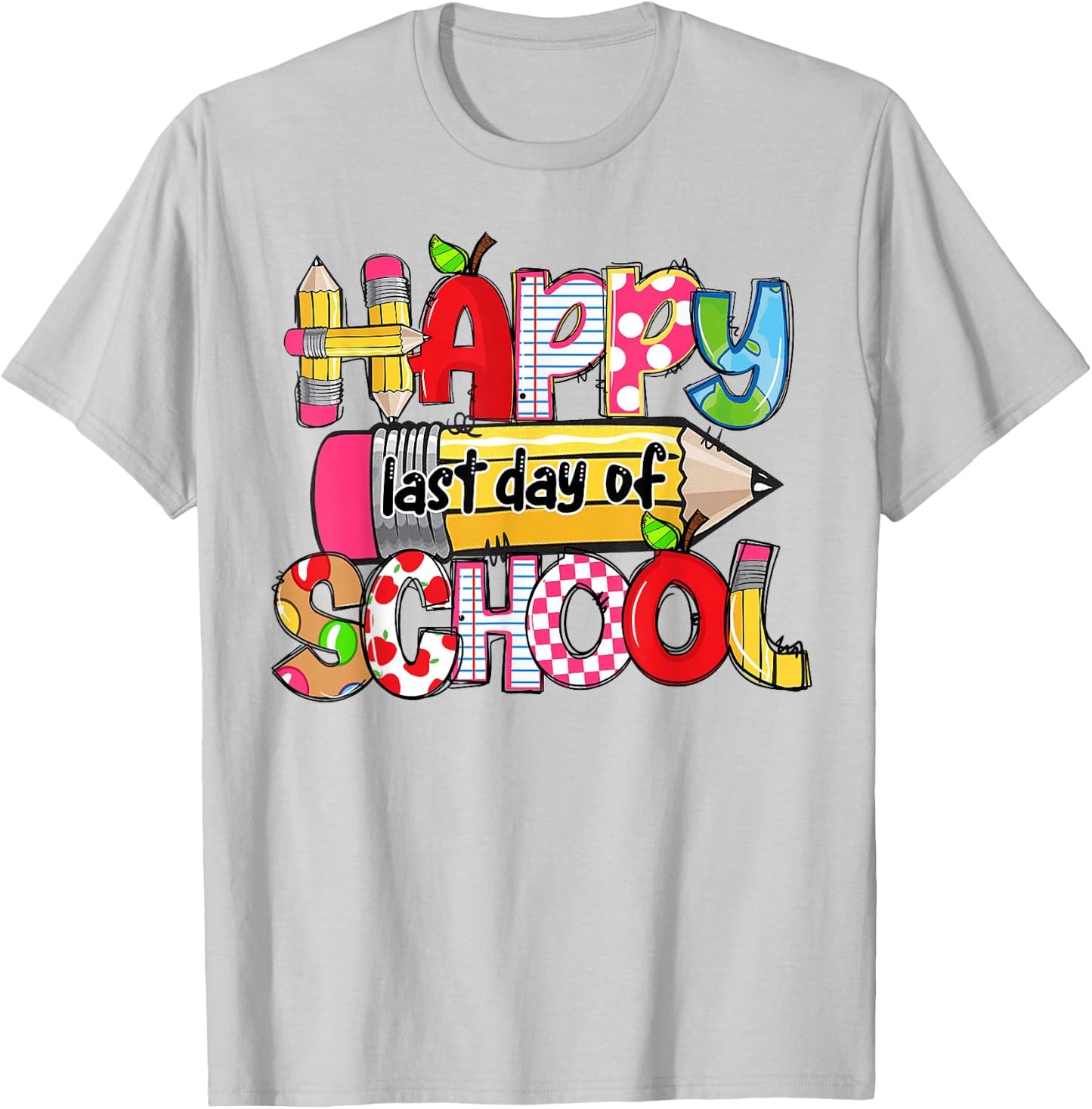 Happy Last Day of School In My Summer Era Teacher Kids T-Shirt - T-Shirt | Ash