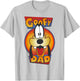 Disney A Goofy Movie Father's Day Goofy Dad Big Face T-Shirt - T-Shirt | Ash