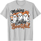 Making Smiles Bootiful Halloween Funny Ghost Dentist Dental T-Shirt - T-Shirt | Ash