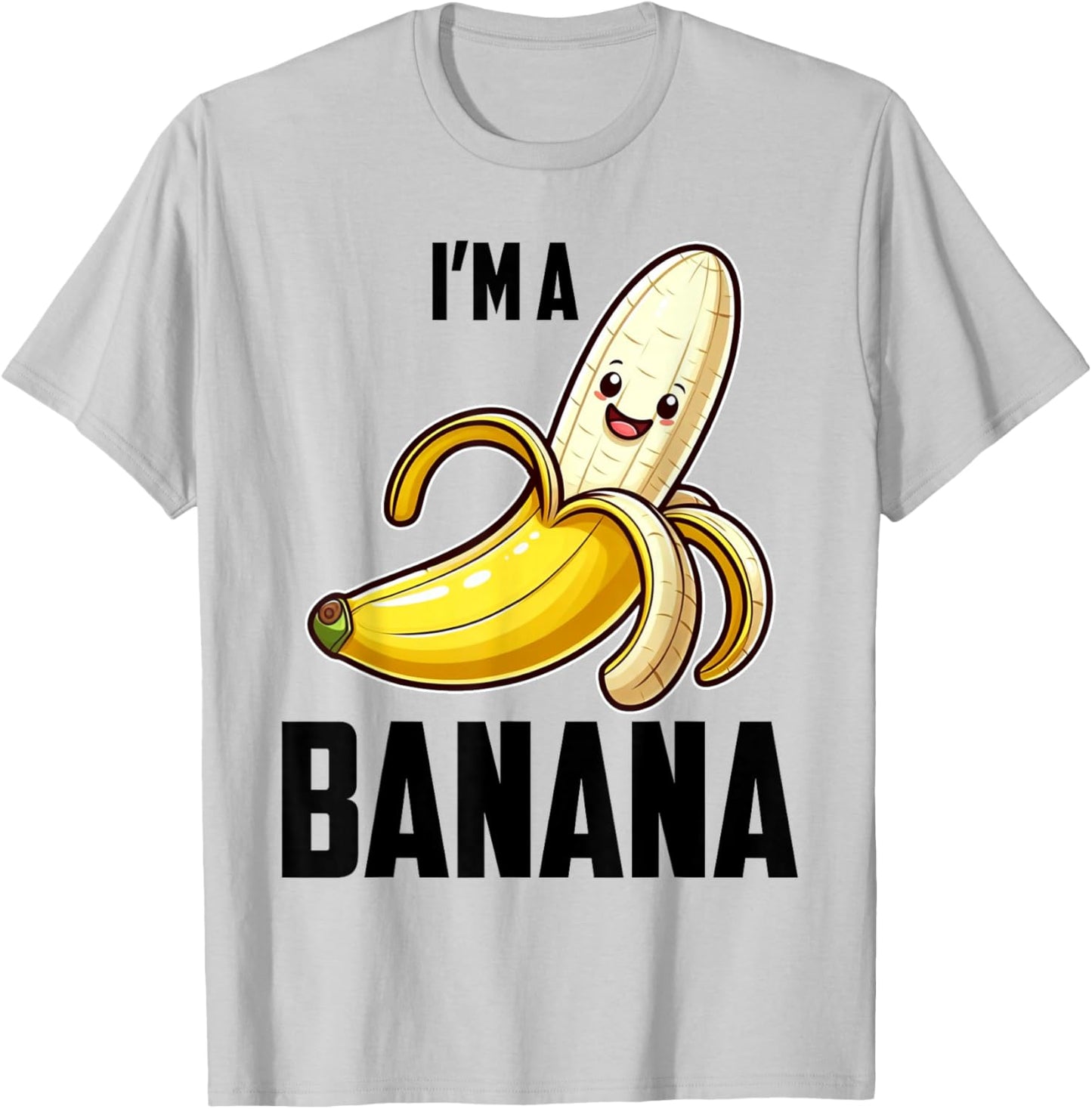 Kids Kawaii Bananas Shirt Men Women Cute Banana Funny Banana T-Shirt - T-Shirt | Ash