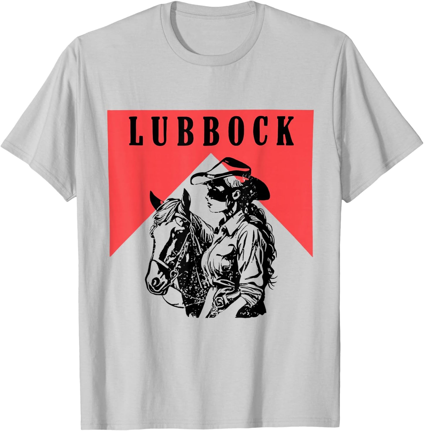Lubbock Vintage West Texas T-Shirt - T-Shirt | Ash
