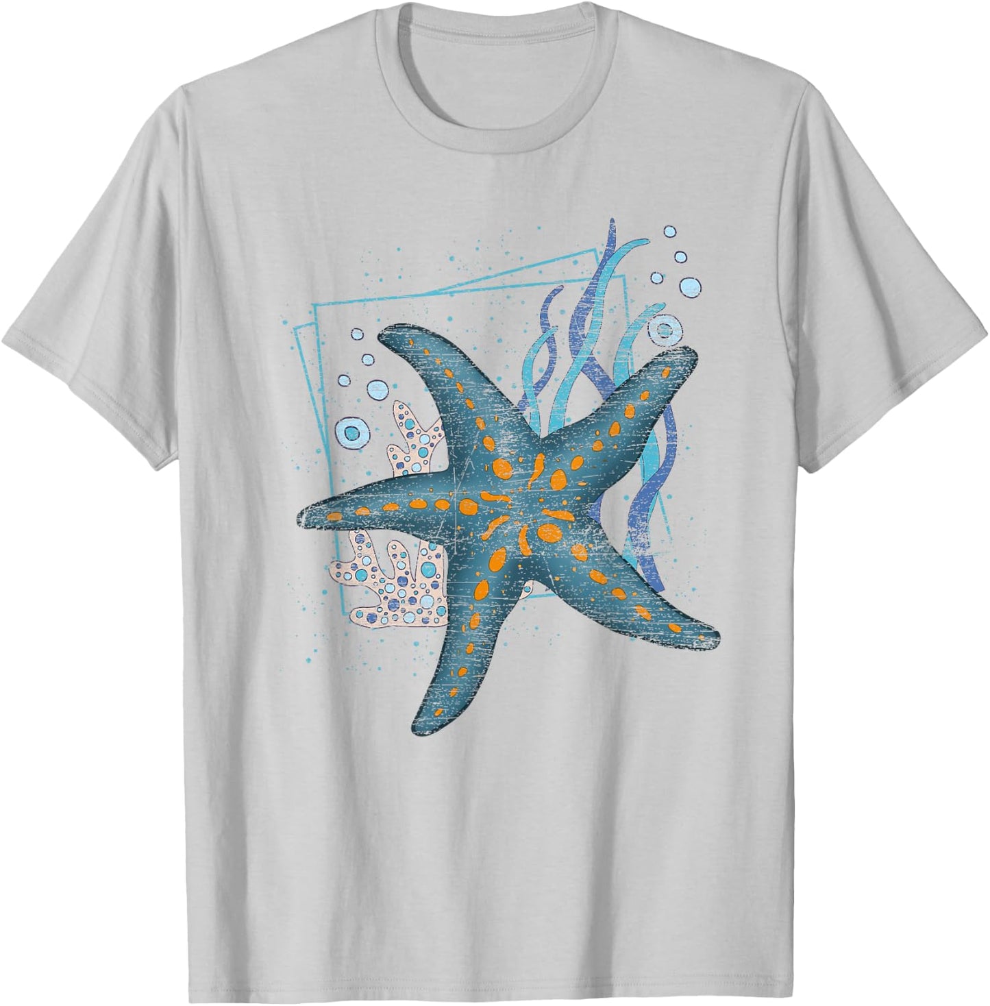 Aquarist Starfish Lover Ocean Animal Starfish T-Shirt - T-Shirt | Ash