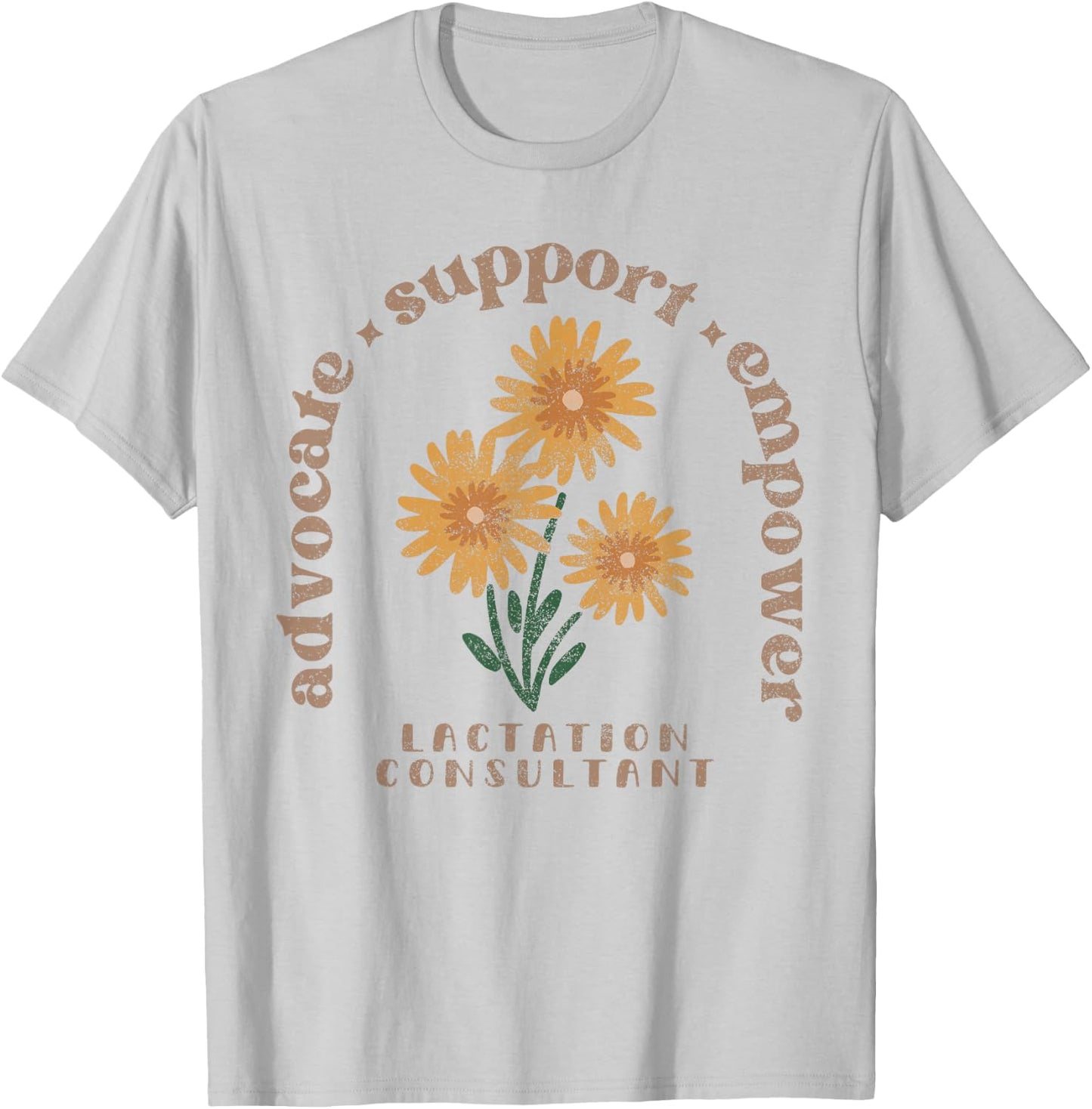 Lactation Nurse IBCLC Nurse TeeLactation Nurse for Lact T-Shirt - T-Shirt | Ash