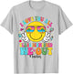 I Love You All Class Dismissed We Out - Funny Holiday T-Shirt - T-Shirt | Ash