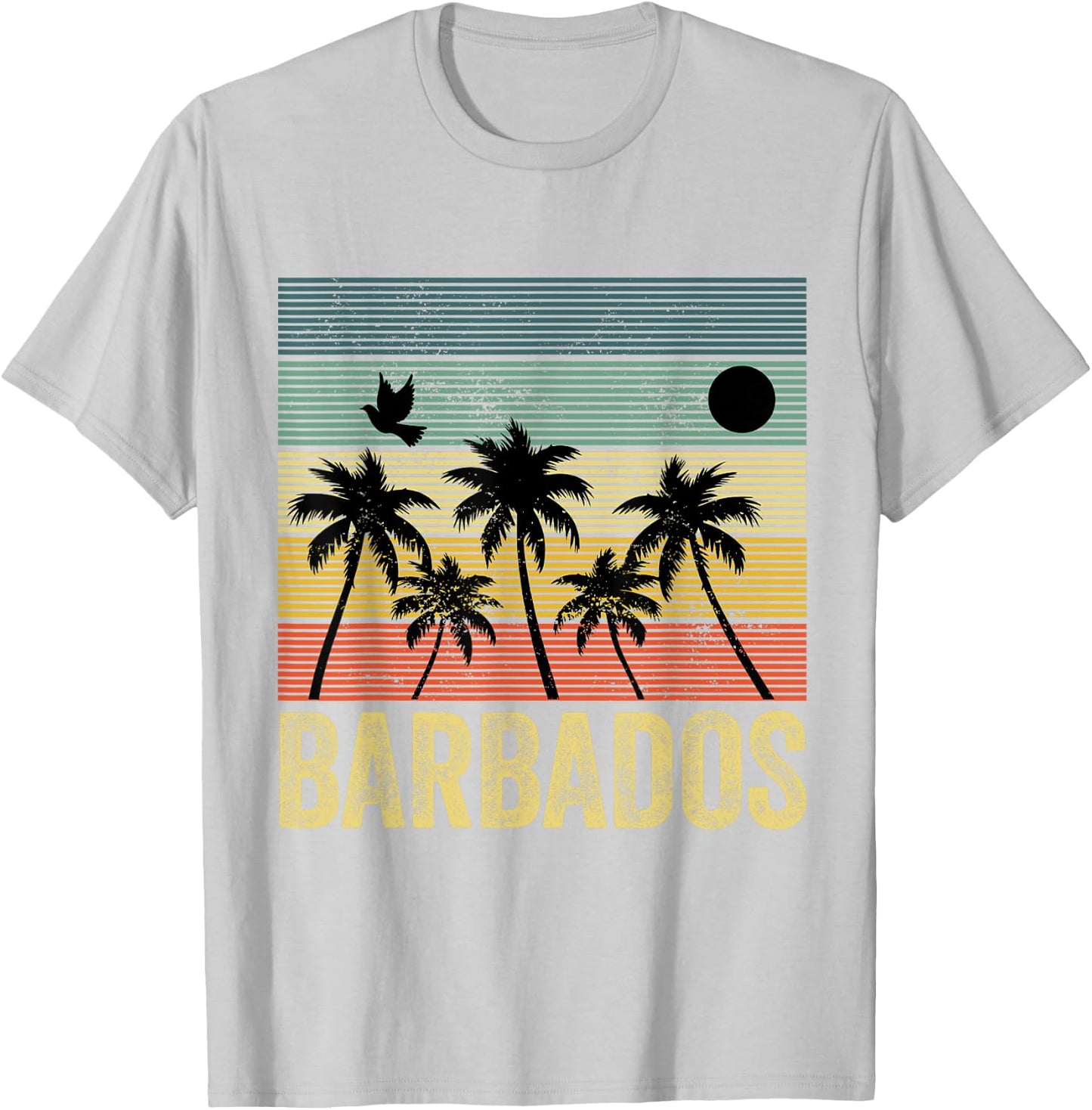 The Barbados Souvenir Barbadians Bajan Travel Men Women Boy T-Shirt - T-Shirt | Ash