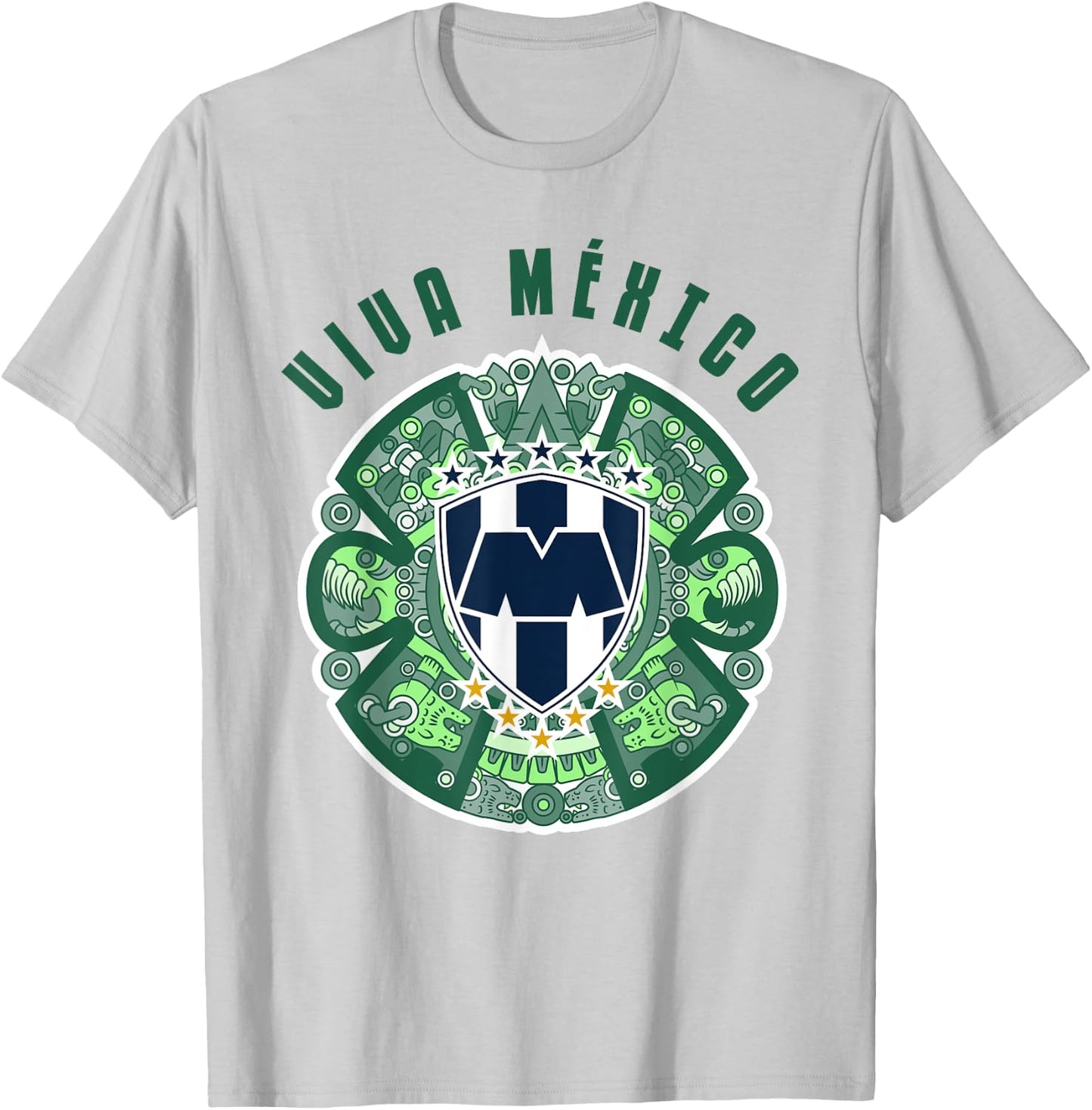 Rayados de Monterrey supports the Mexican team Let's go tri! T-Shirt - T-Shirt | Ash