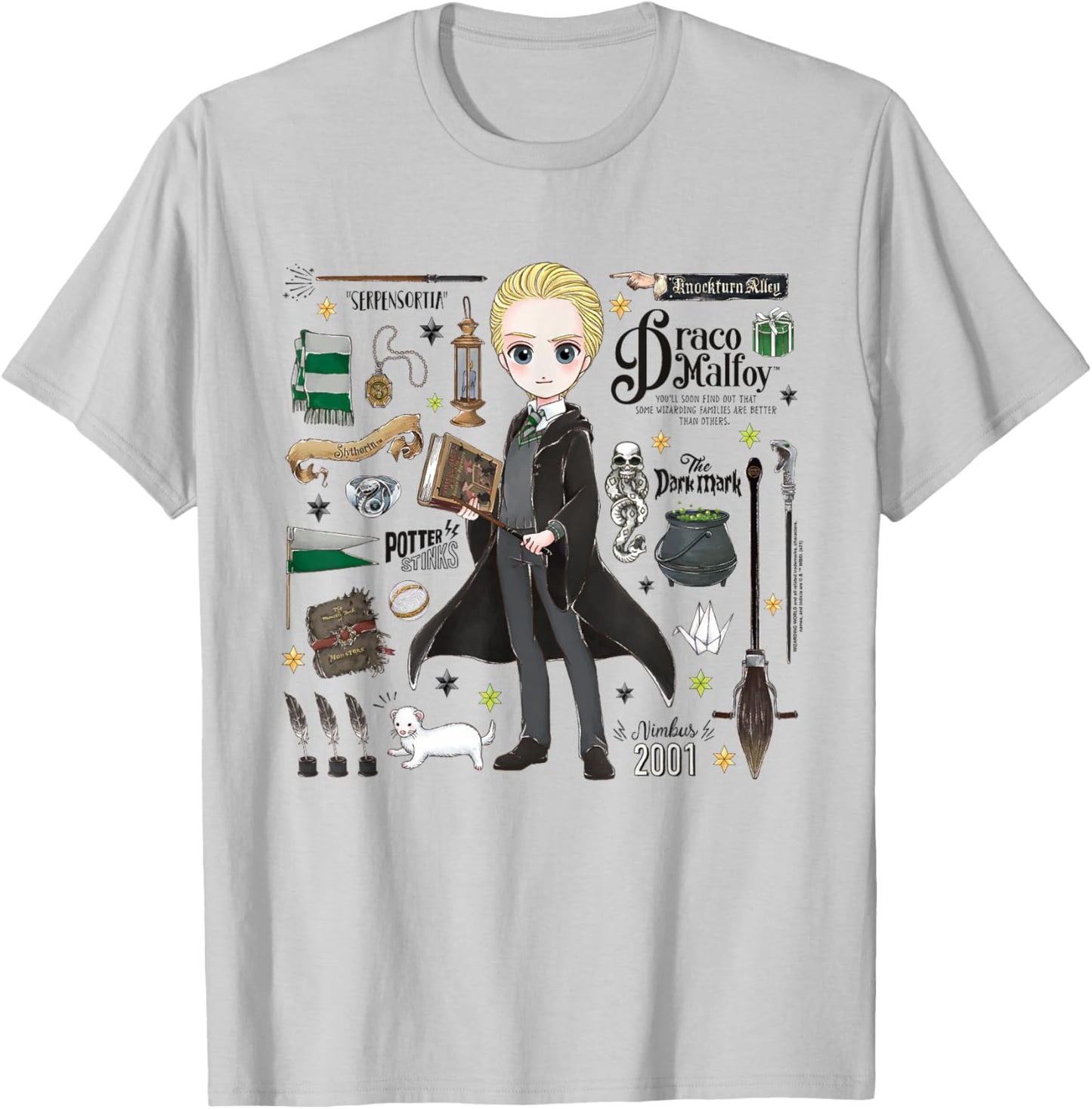 Harry Potter Everything That is Draco Malfoy T-Shirt - T-Shirt | Ash
