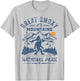 Great Smoky Mountains National Park Sunset Bigfoot Sasquatch T-Shirt - T-Shirt | Ash