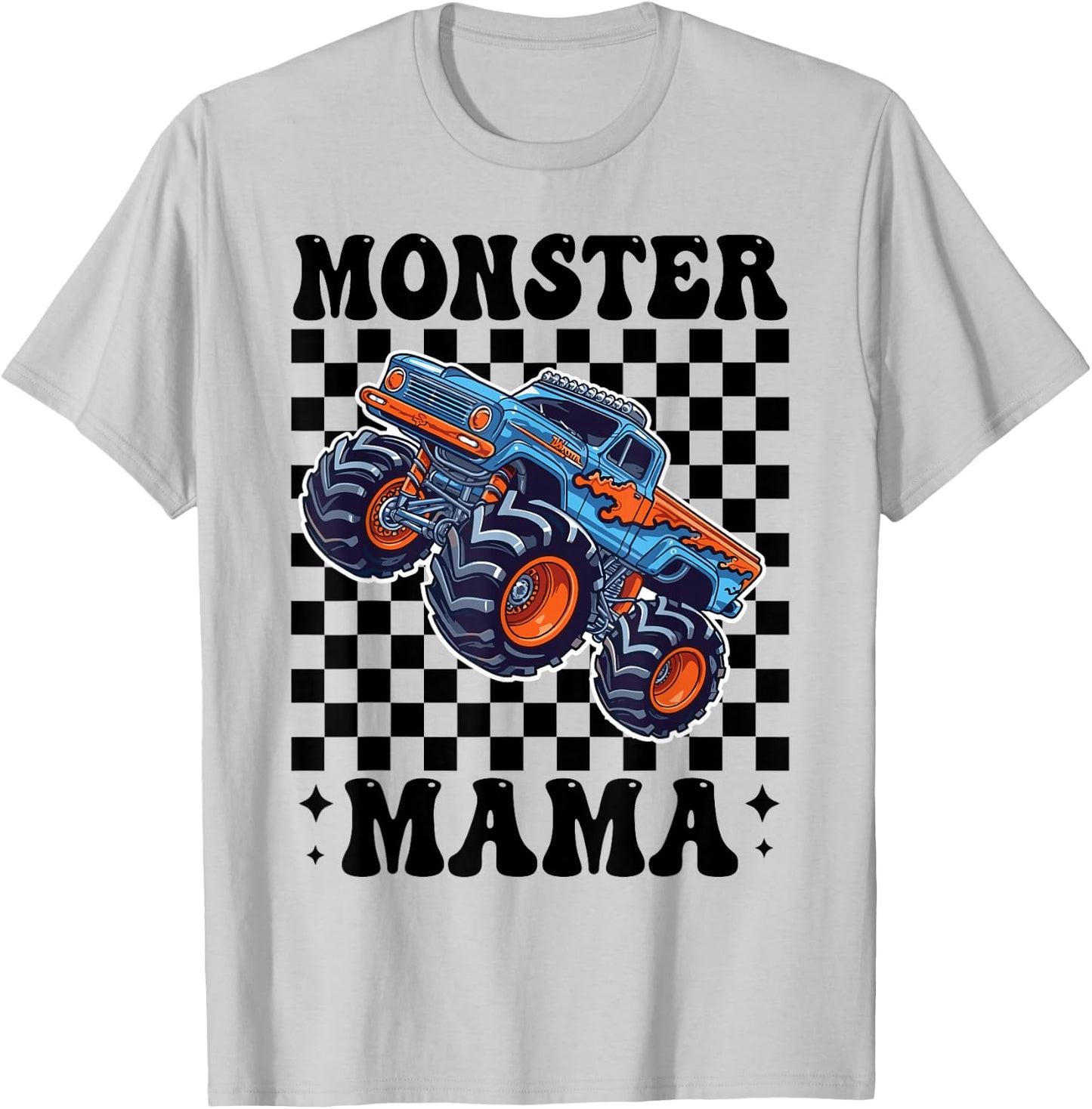Monster Truck Mama Mom Monster Truck Lovers T-Shirt - T-Shirt | Ash