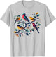 Birds On A Branch Birding Bird Watcher Birder T-Shirt - T-Shirt | Ash
