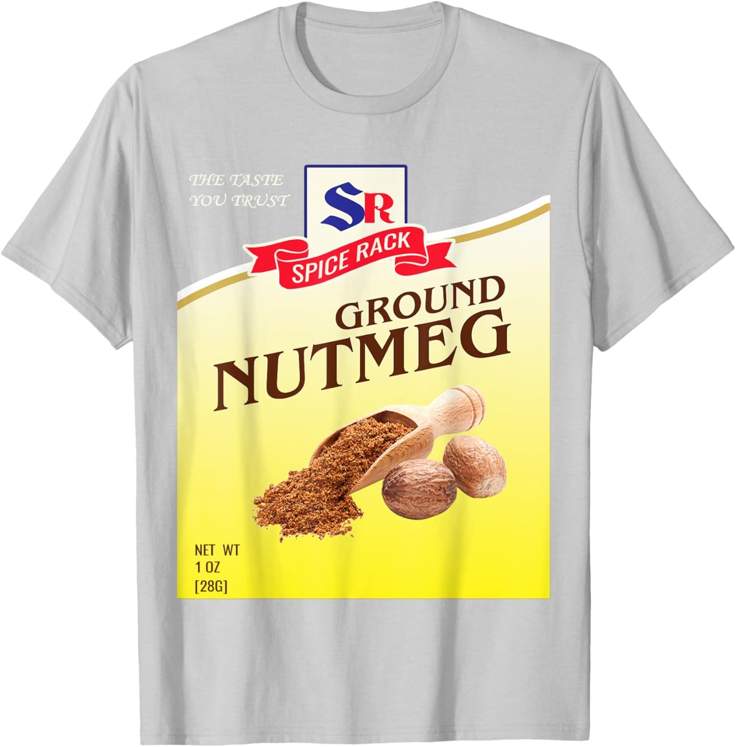 Ground Nutmeg Halloween Costume Unique Fun Foodie T-Shirt - T-Shirt | Ash