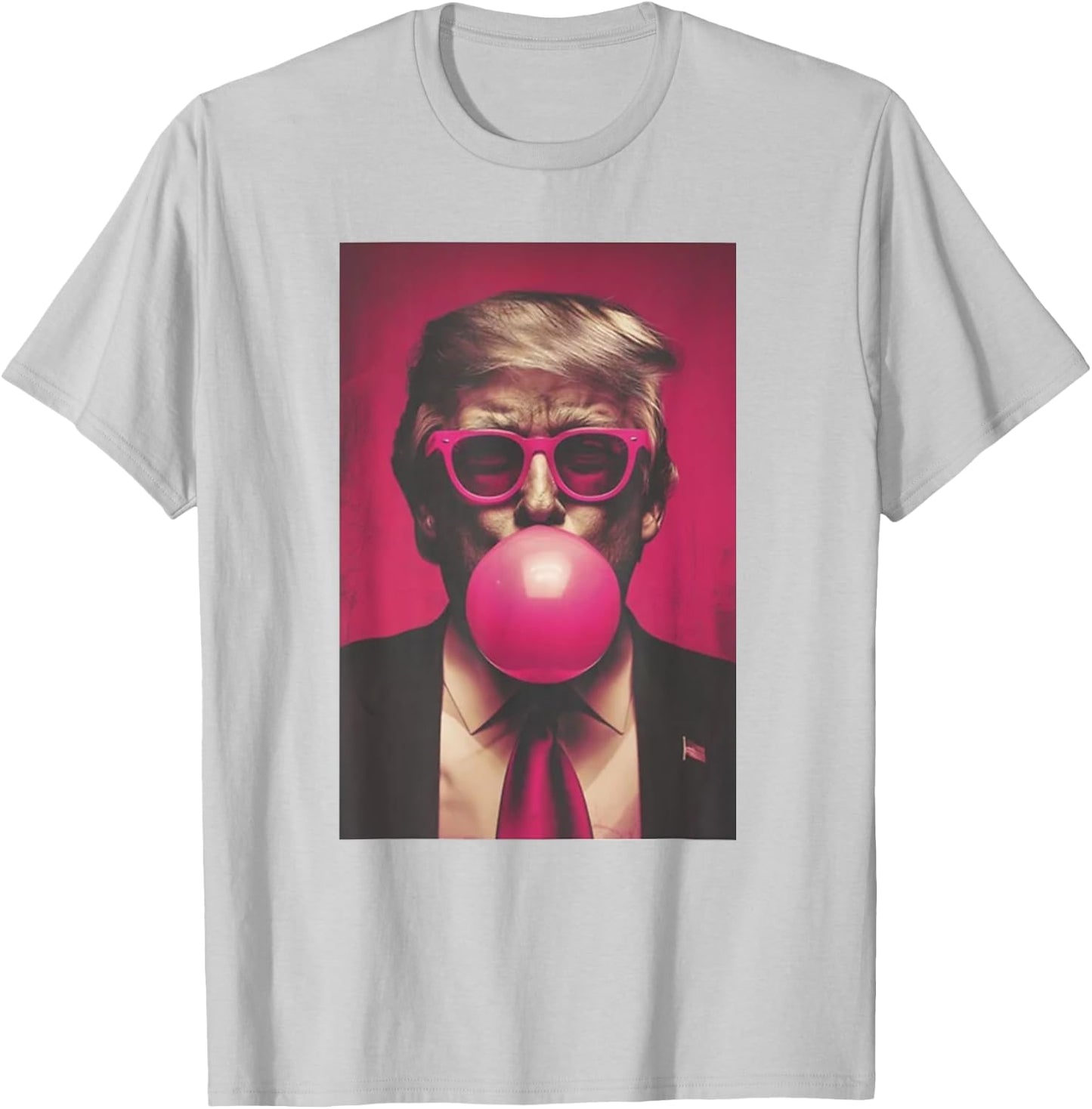 President Donald Trump Bubble Gum 2024 T-Shirt - T-Shirt | Ash