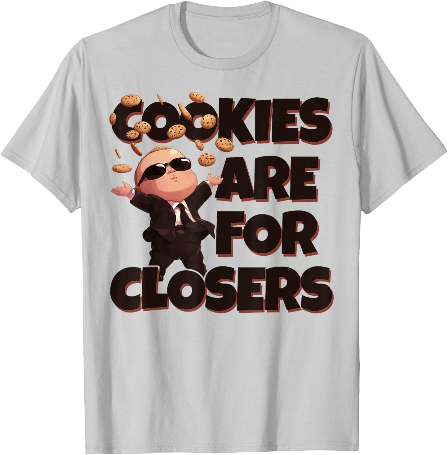 Baby Boss Cookies are for Closers Like A Boss Kids T-Shirt - T-Shirt | Ash