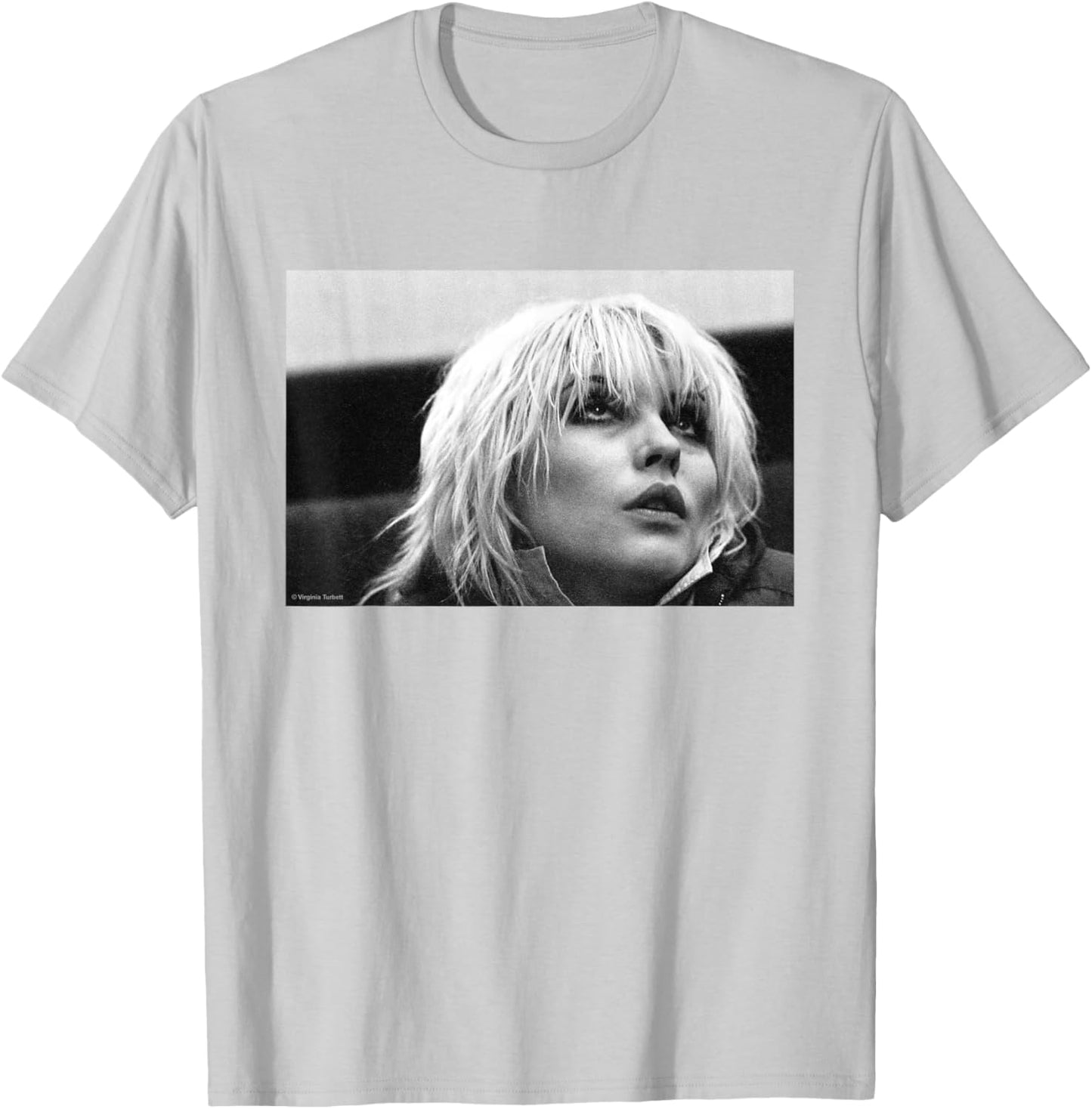 Blondie Singer Debbie Harry by Virginia Turbett T-Shirt - T-Shirt | Ash