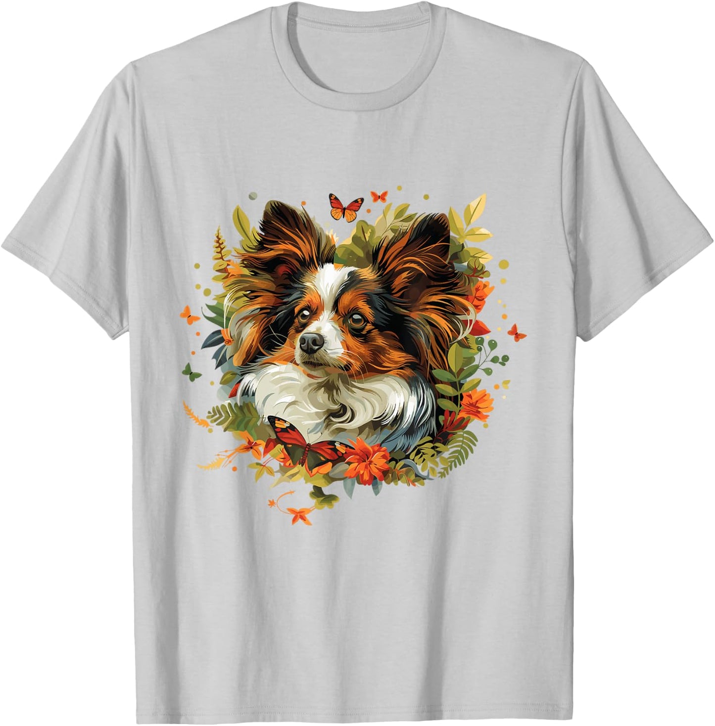 Naturecore - autumnal Papillon T-Shirt - T-Shirt | Ash