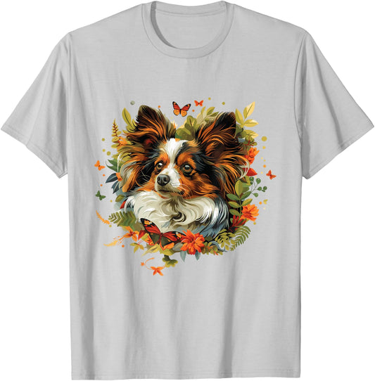 Naturecore - autumnal Papillon T-Shirt - T-Shirt | Ash