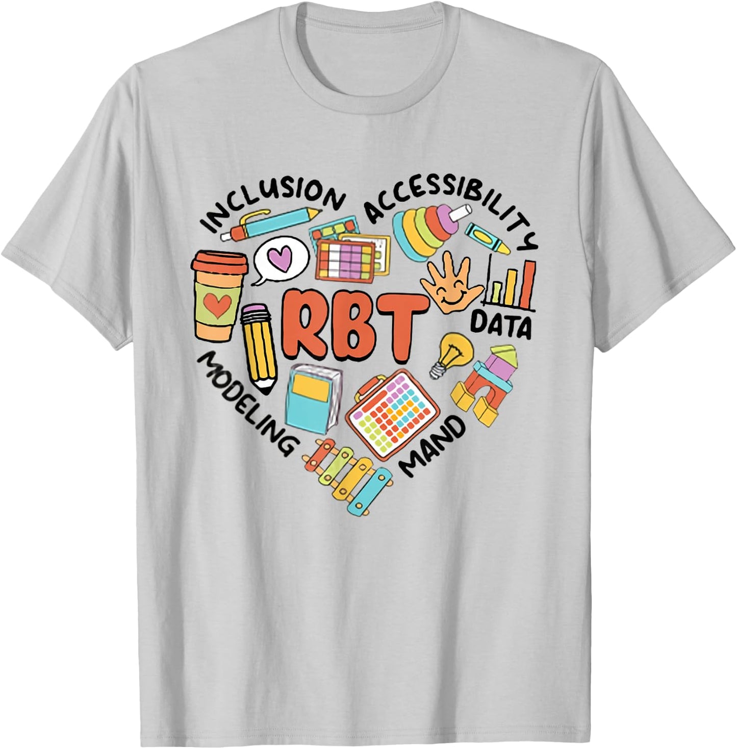 Retro Register Behavior Technician RBT Analyst ABA Therapist T-Shirt - T-Shirt | Ash