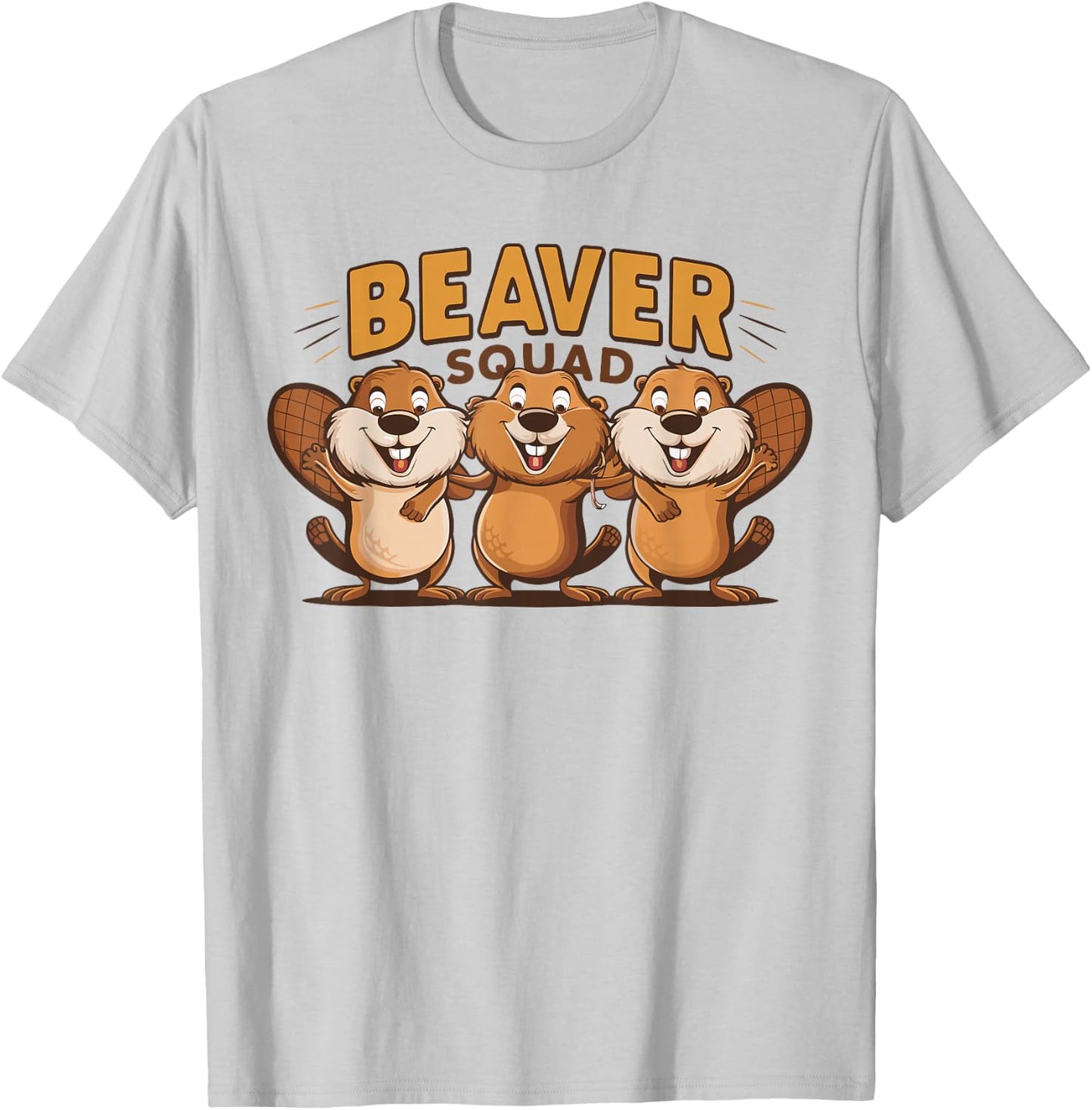 Beaver Squad Kids T-Shirt - T-Shirt | Ash
