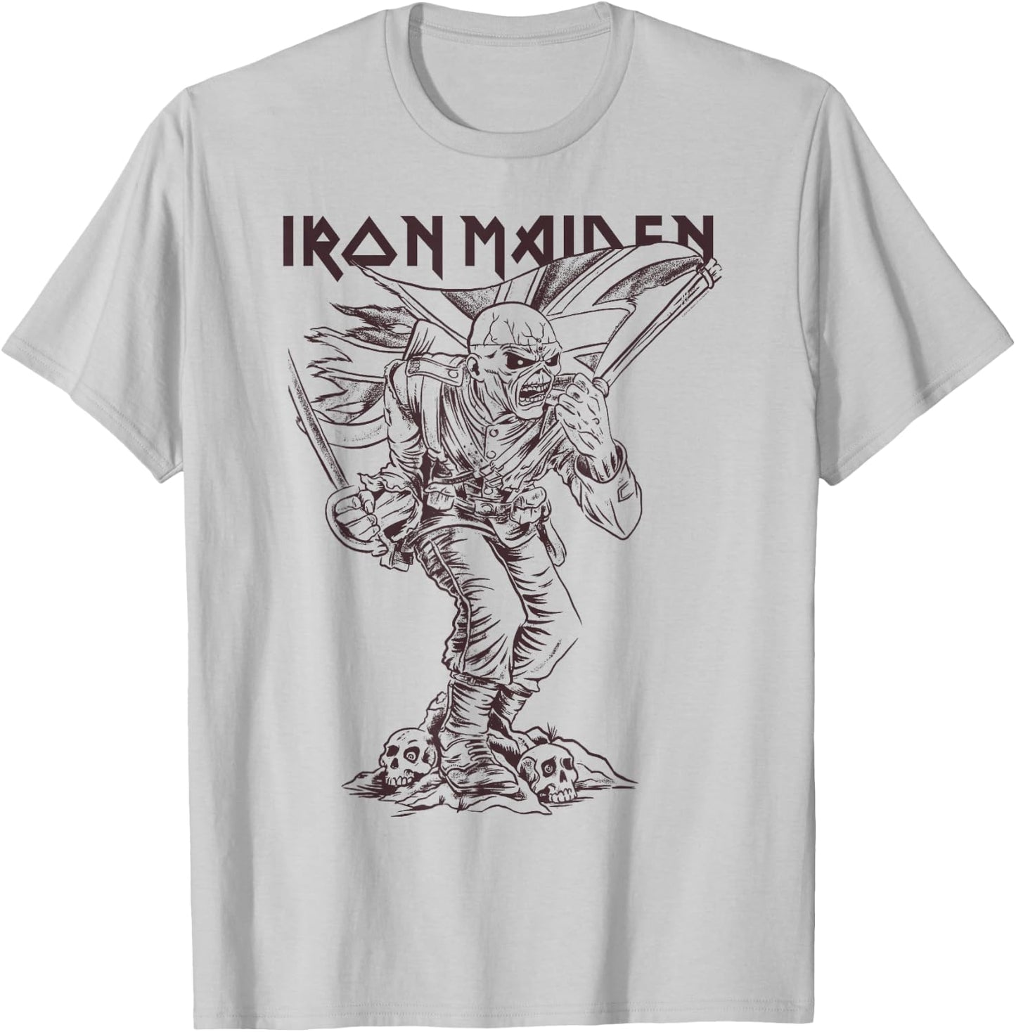 Iron Maiden - Piece of Mind Graphic Novel Trooper Red T-Shirt - T-Shirt | Ash