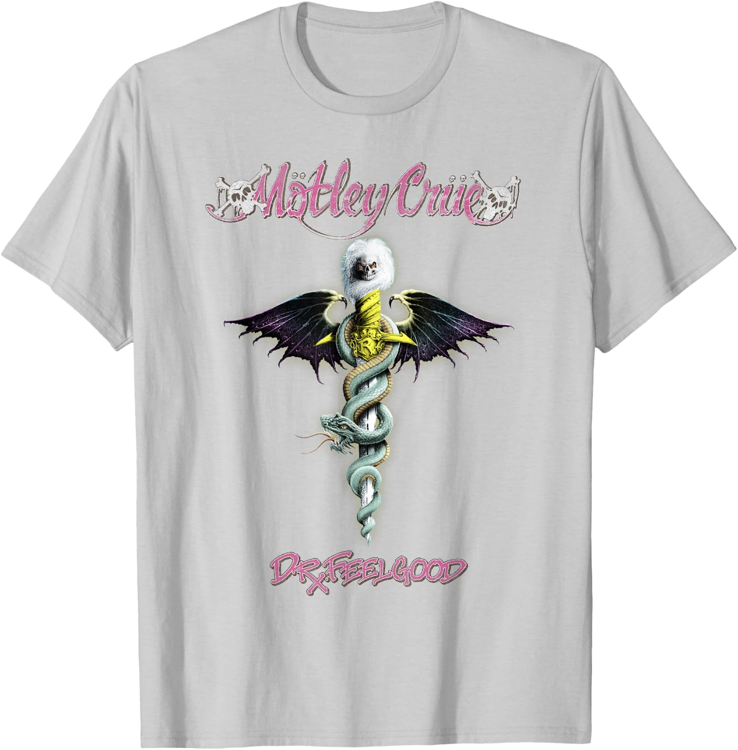 Mötley Crüe – Feelgood On White T-Shirt - T-Shirt | Ash