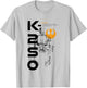 Star Wars Rogue One Iconic K-2SO Droid Retro Chest Poster V2 T-Shirt - T-Shirt | Ash