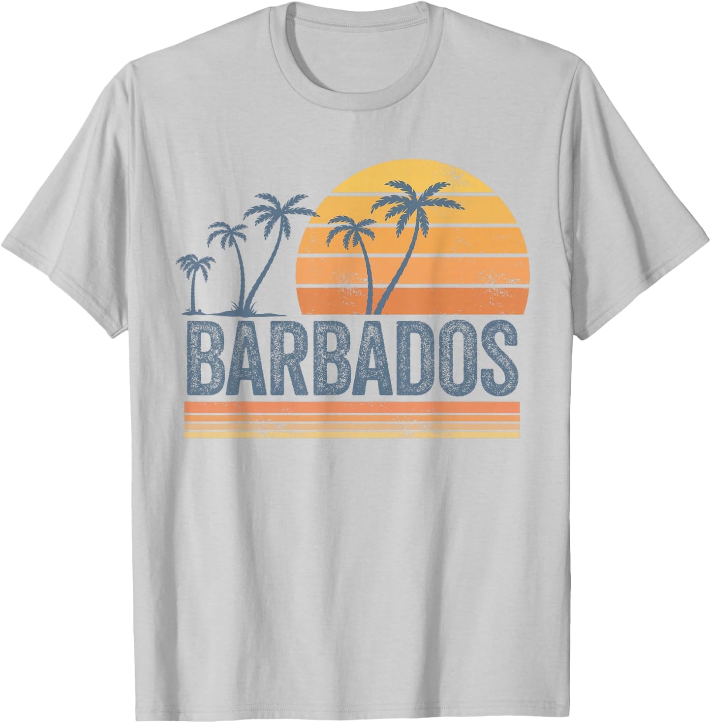 The Barbados Souvenir Barbadians Bajan Travel Men Women Boy T-Shirt - T-Shirt | Ash