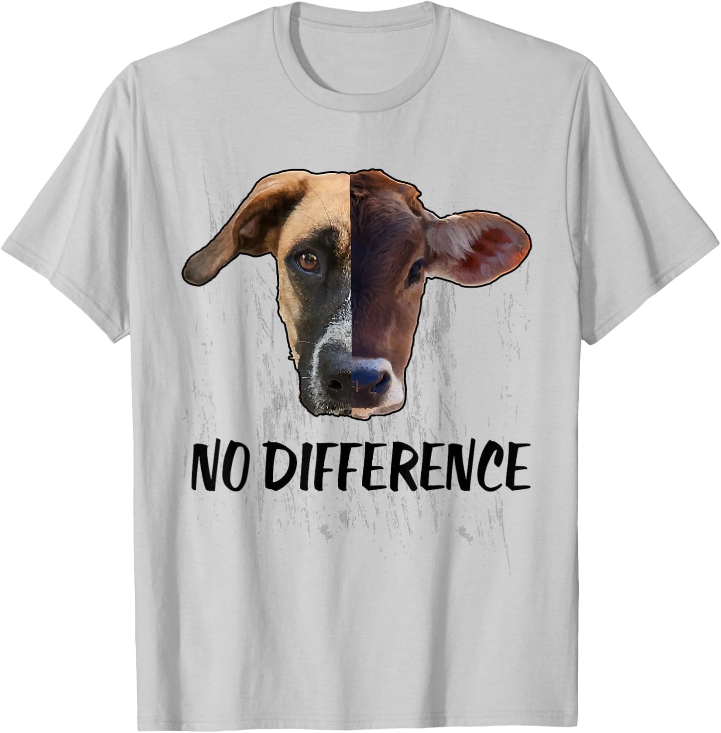 No Difference Shirt Vegan Apparel Women Difference Vegan T-Shirt - T-Shirt | Ash