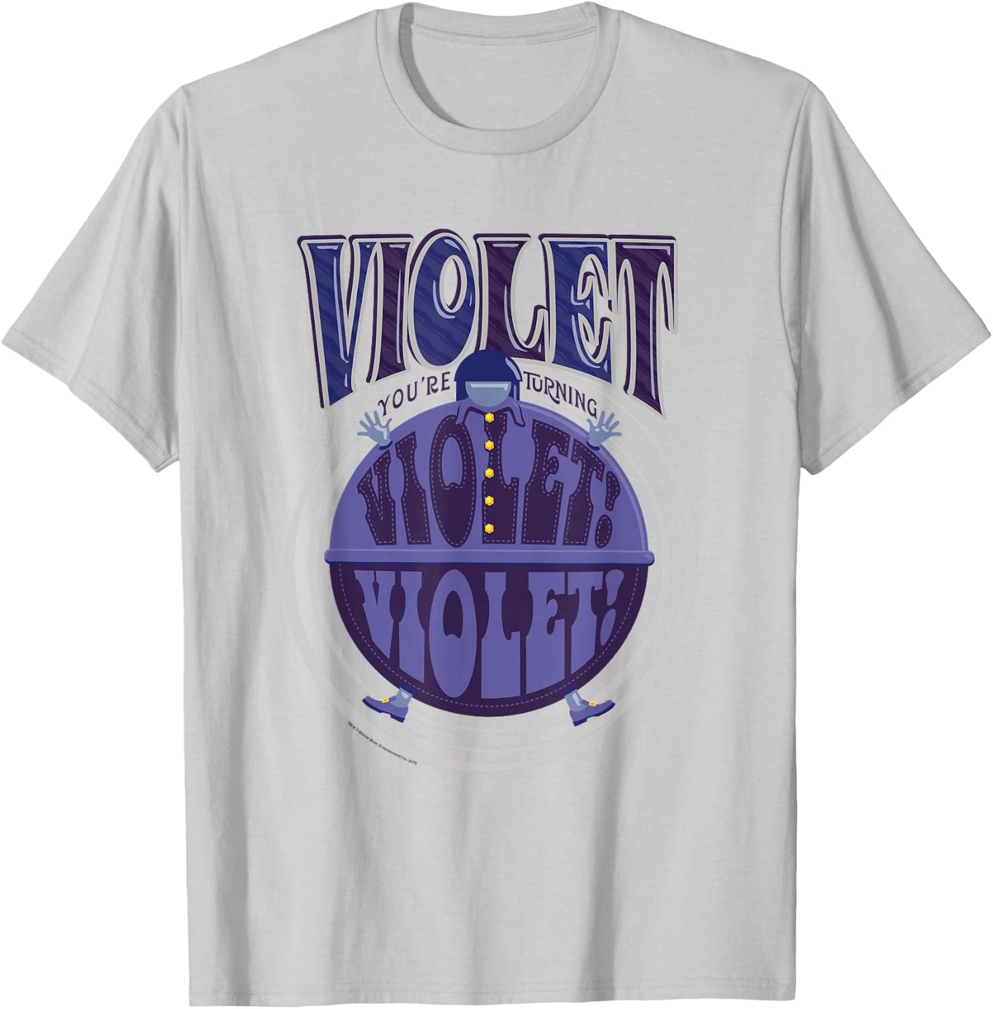 Willy Wonka & the Chocolate Factory Violet Logo T-Shirt - T-Shirt | Ash