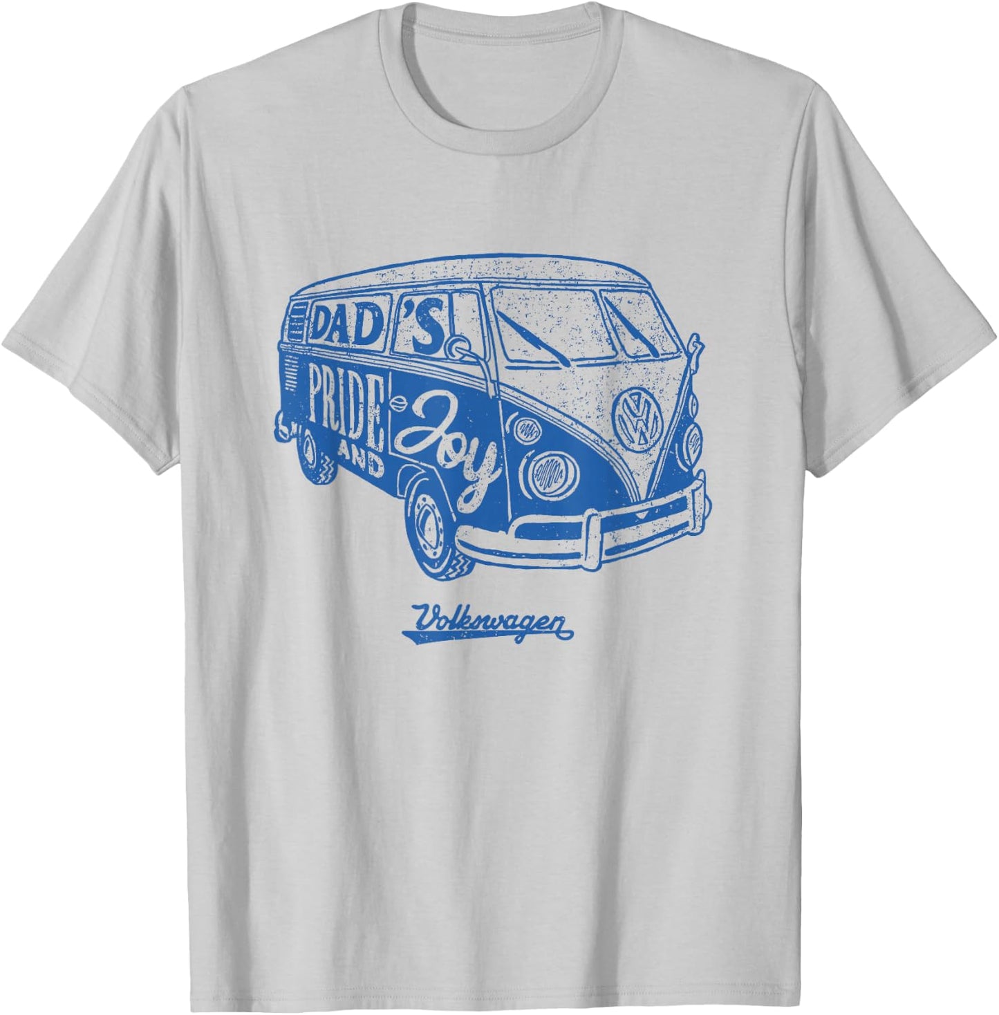 Volkswagen Dad's Pride And Joy Camper T-Shirt - T-Shirt | Ash