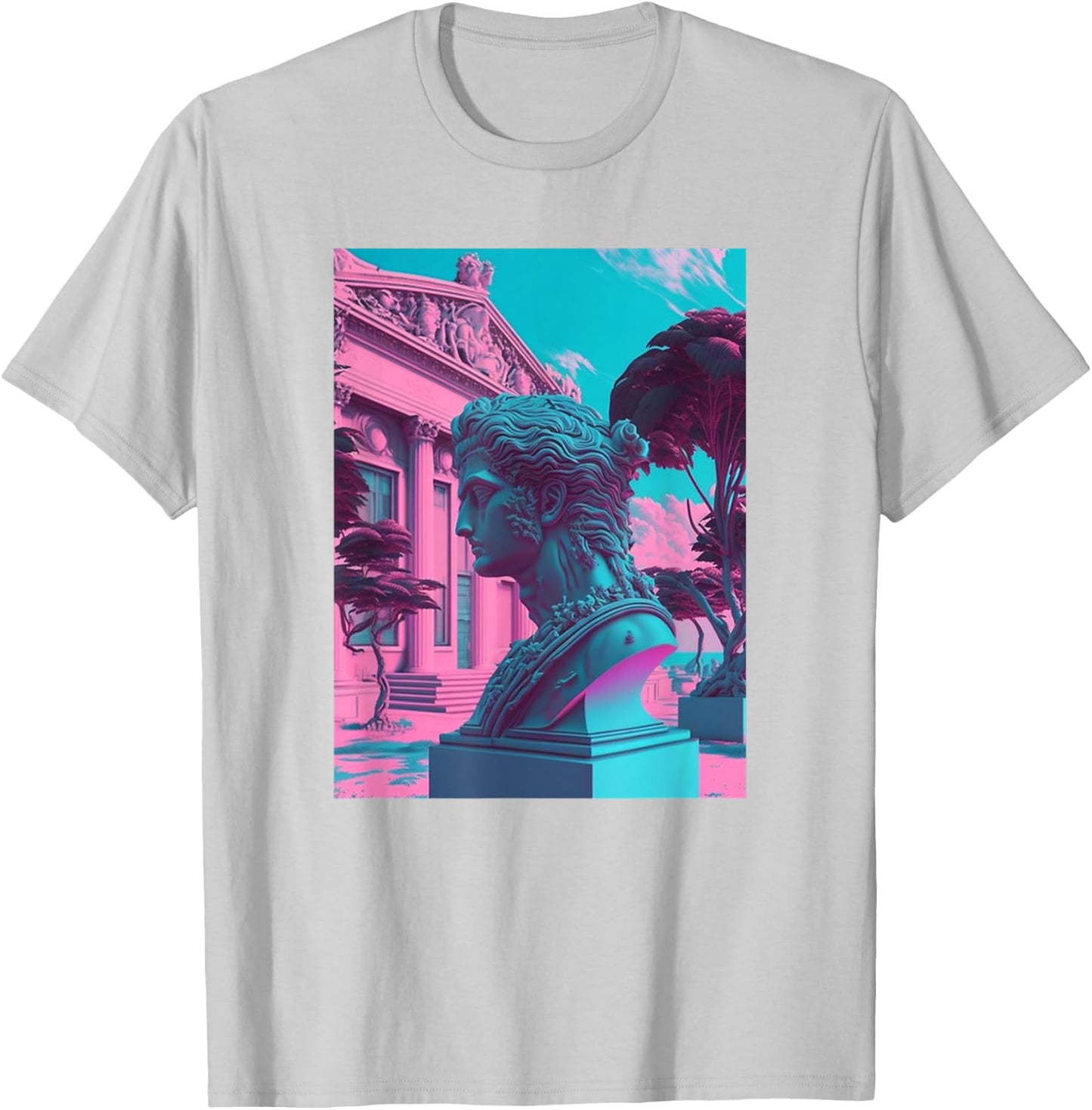 Vaporwave Aesthetic - Trippy Vapor Wave T-Shirt - T-Shirt | Ash