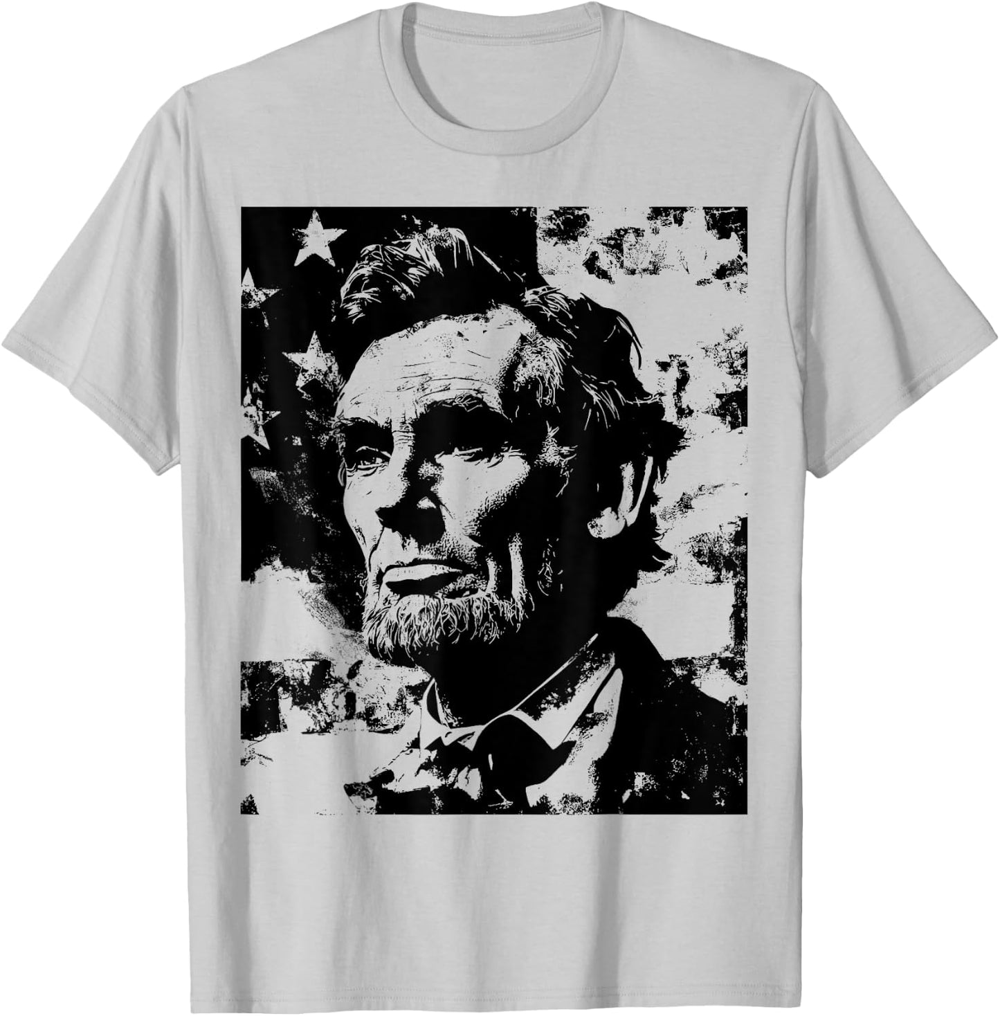 4th Of July Abraham Lincoln History Teacher President T-Shirt - T-Shirt | Ash