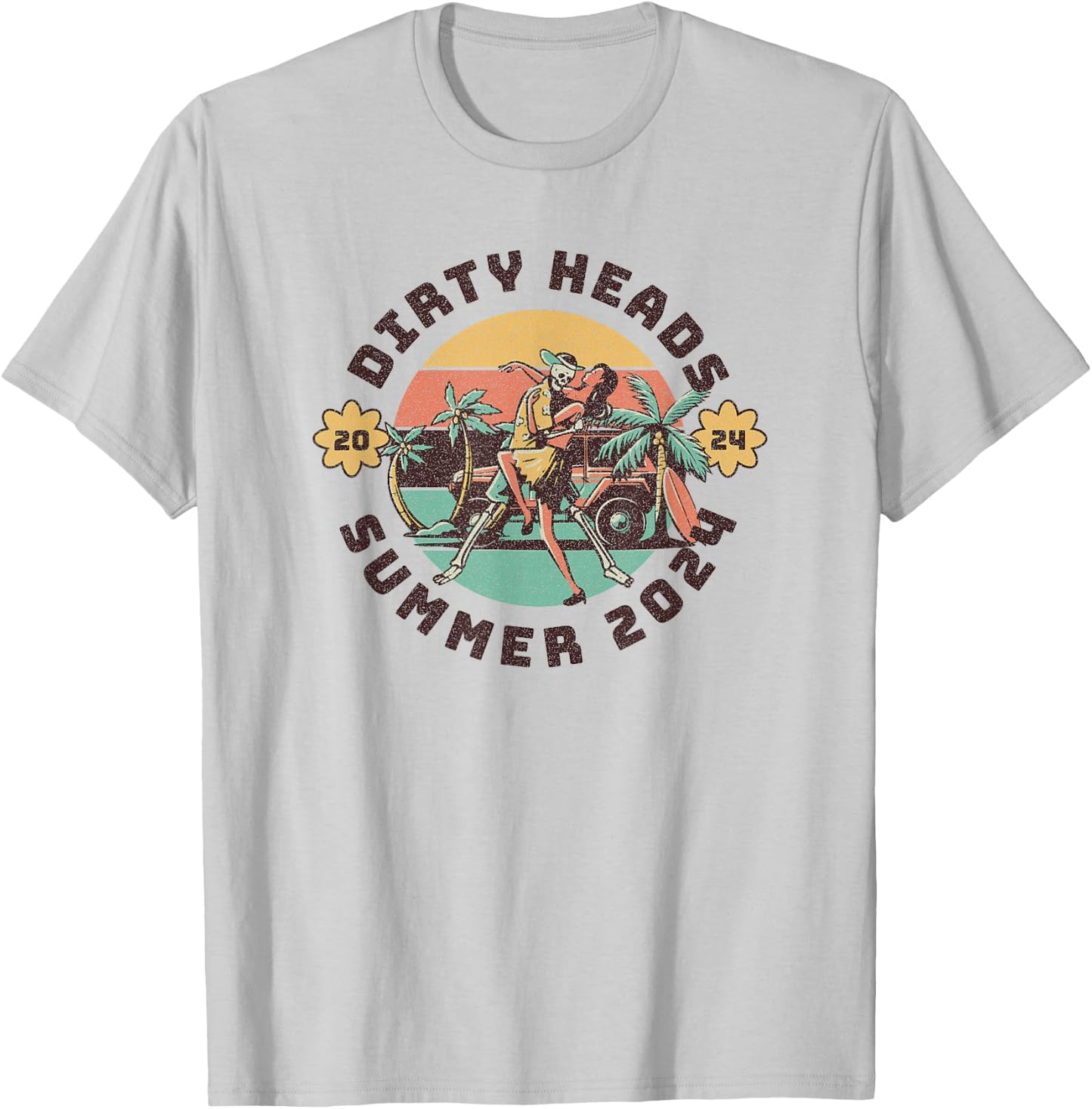 Vintage Dirty Heads in retro Funny style T-Shirt - T-Shirt | Ash