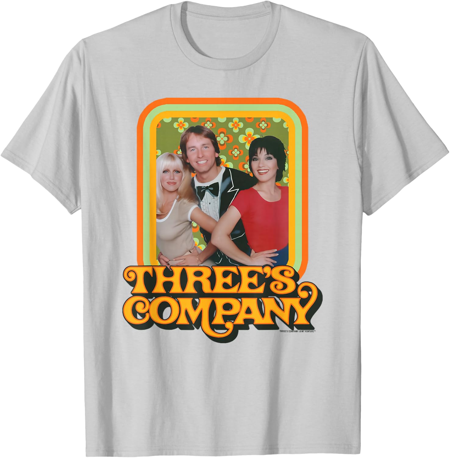 Three's Company Roomies Vintage Eighties Classic T-Shirt - T-Shirt | Ash