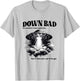 Funny Now I'm Down Bad Crying At The Gym UFO Men Women Kids T-Shirt - T-Shirt | Ash