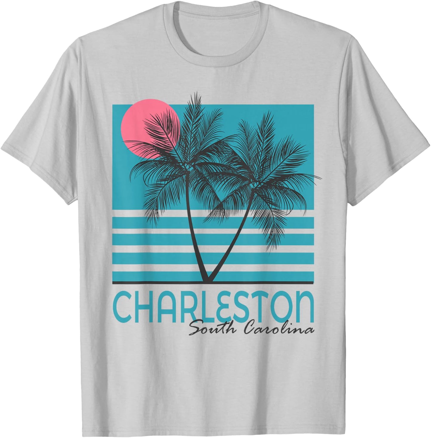 Charleston South Carolina T Shirts Vintage Souvenirs T-Shirt - T-Shirt | Ash