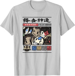 Avatar: The Last Airbender Chibi Comic T-Shirt - T-Shirt | Ash
