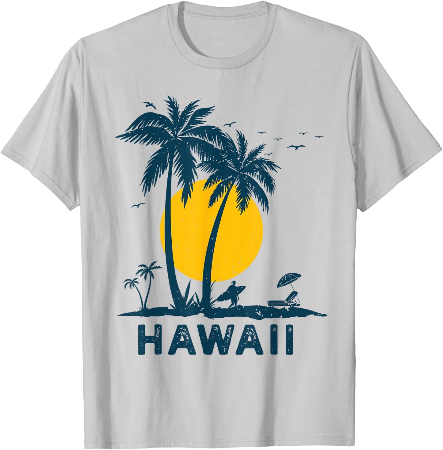 Retro Family Vacation Hawaii 2026 T-Shirt - T-Shirt | Ash