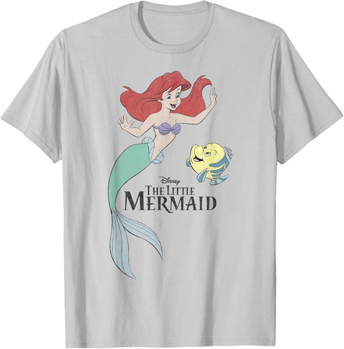 Disney The Little Mermaid Ariel & Flounder Portrait