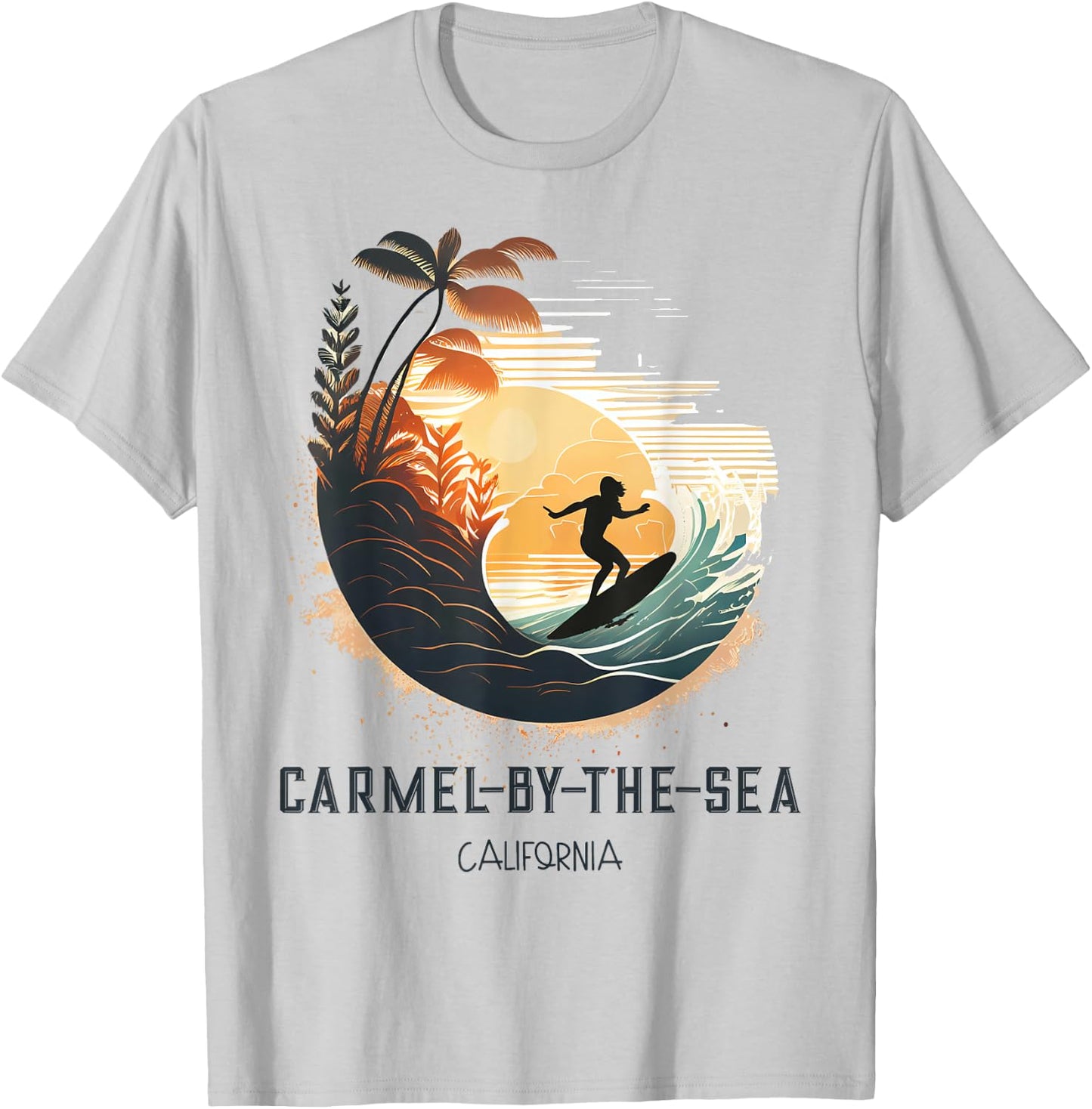Carmel By The Sea California T-Shirt - T-Shirt | Ash