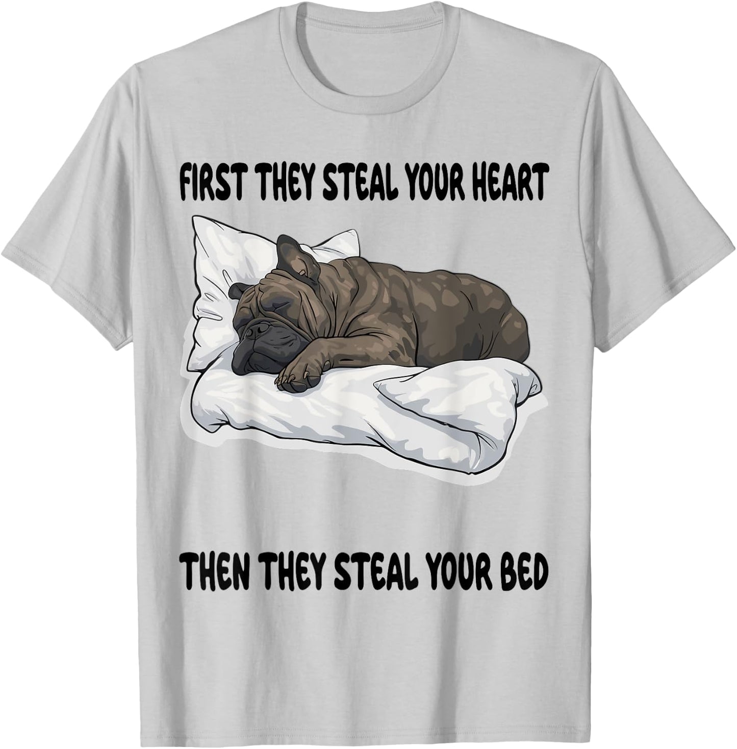 Cane Corso Sleeping Pajamas Nightgown T-Shirt - T-Shirt | Ash