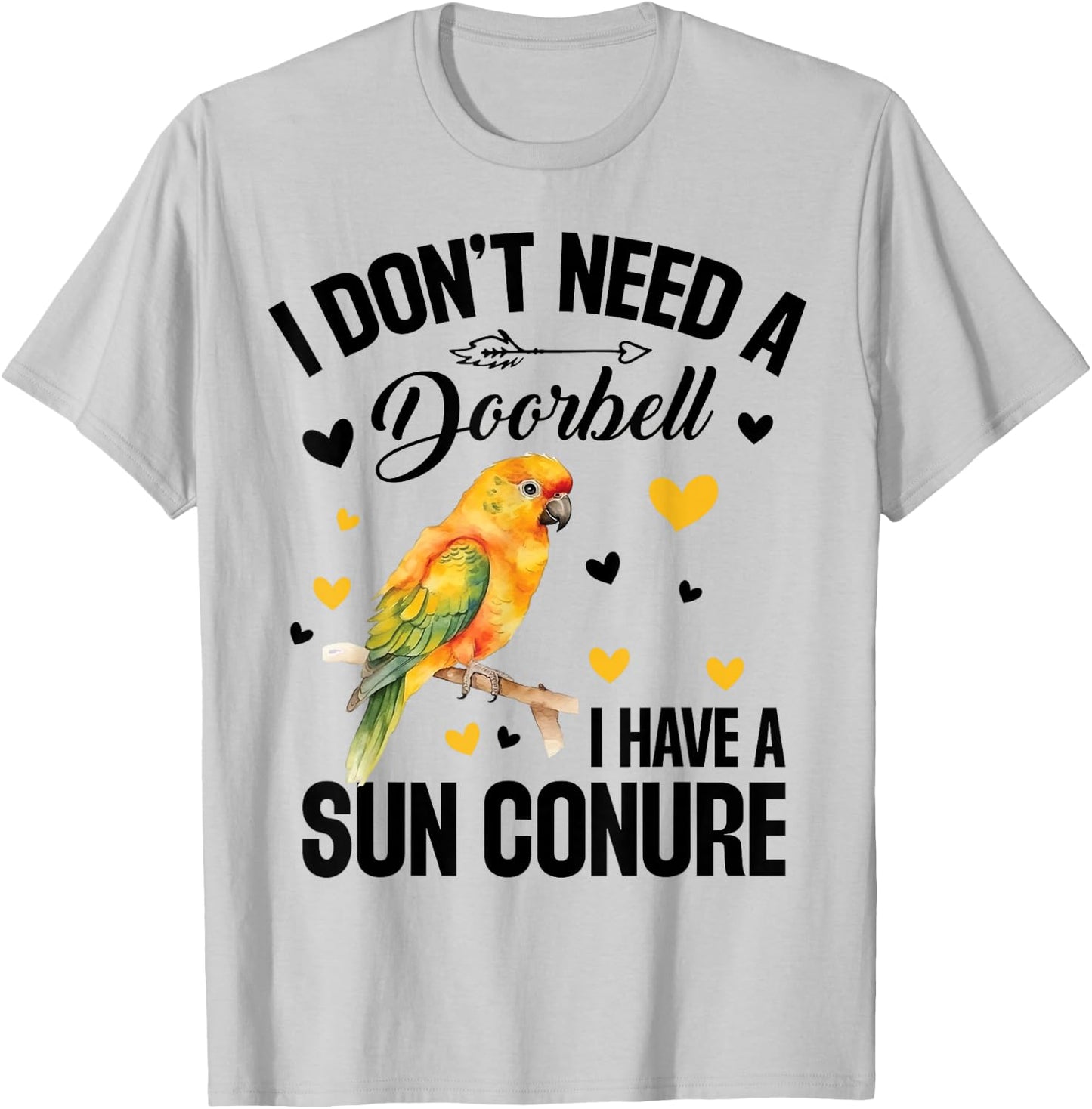 Sun Conure Nest Sunconure Sun Conure Food Sun Conures T-Shirt - T-Shirt | Ash
