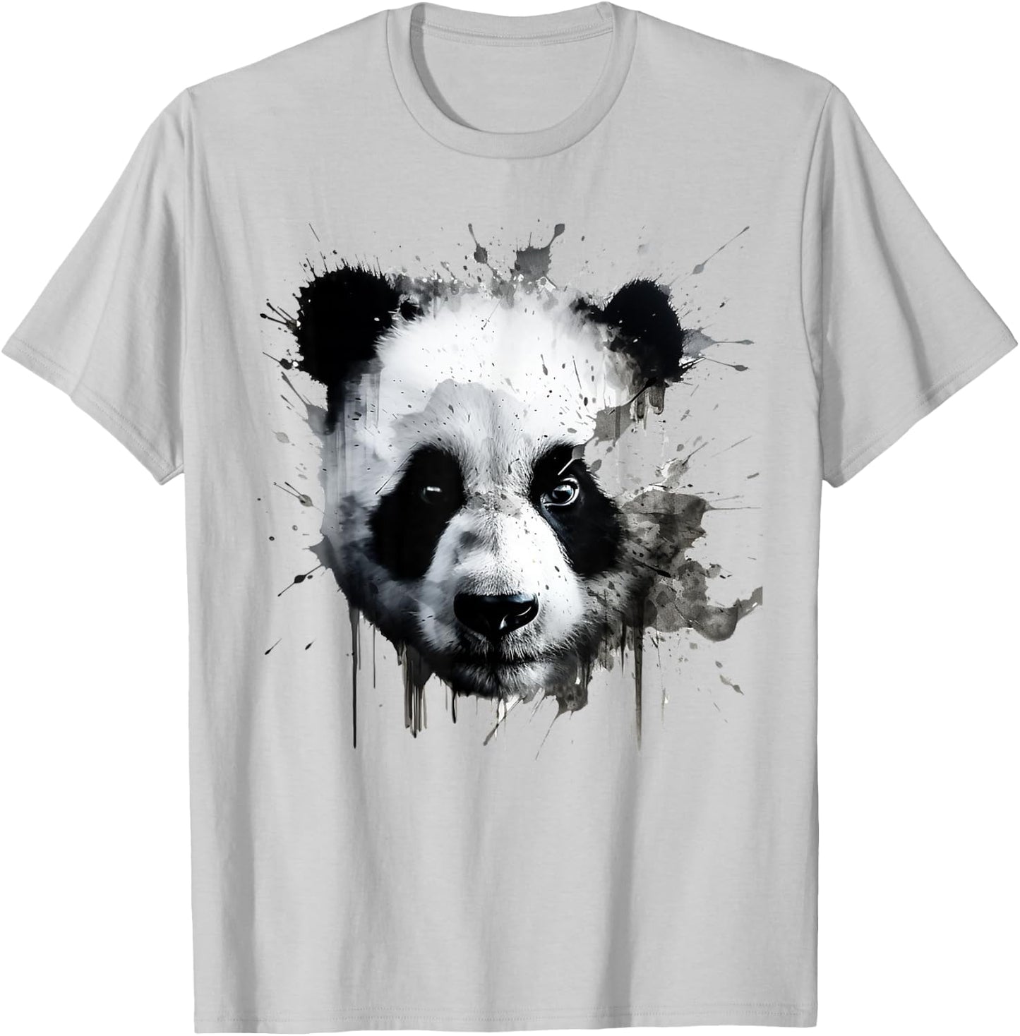 Panda Art - Animal Panda T-Shirt - T-Shirt | Ash
